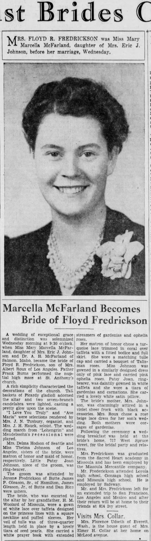 Clipping from The Missoulian